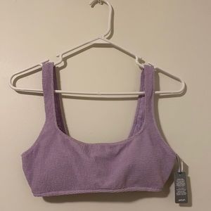 Lilac Aerie Scoop Bathing Suit Top